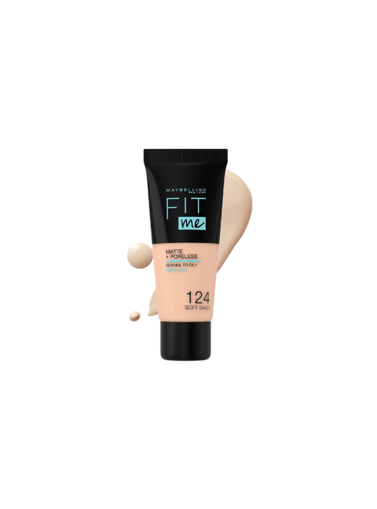 Maybelline Fit Me Matte + Poreless foundation with clay