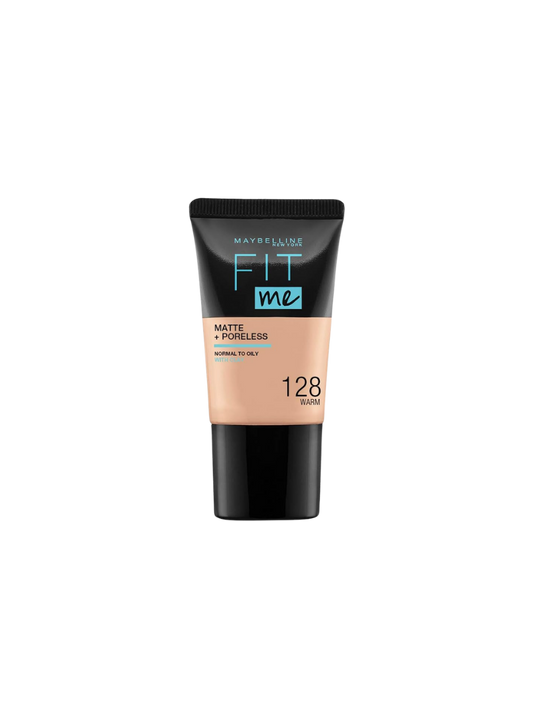 Maybelline Matte + Poreless foundation with clay for normal to oily skin