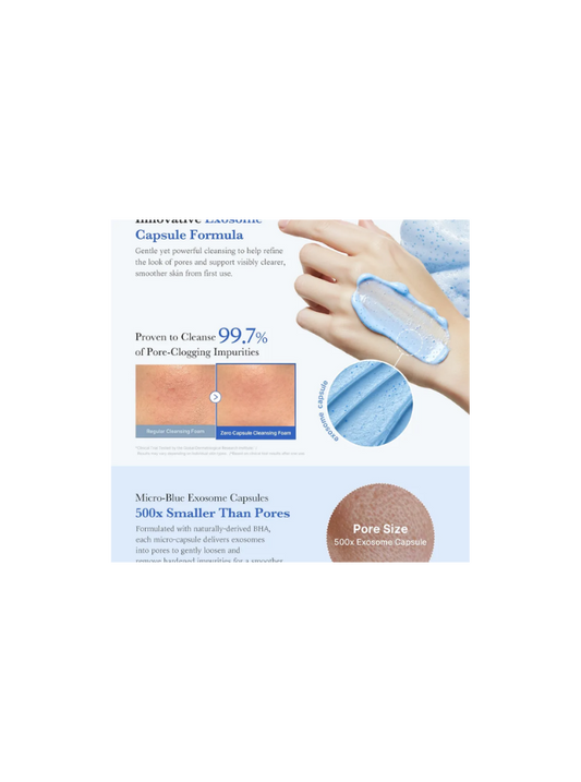 Medicube - Zero Pore Sa Clear Capsule Cleansing Foam 120g