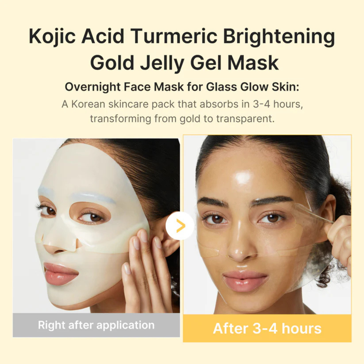 Medicube - Kojic Acid Turmeric Brightening Gel Mask 4EA