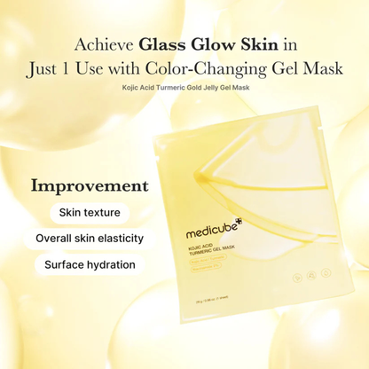 Medicube - Kojic Acid Turmeric Brightening Gel Mask 4EA