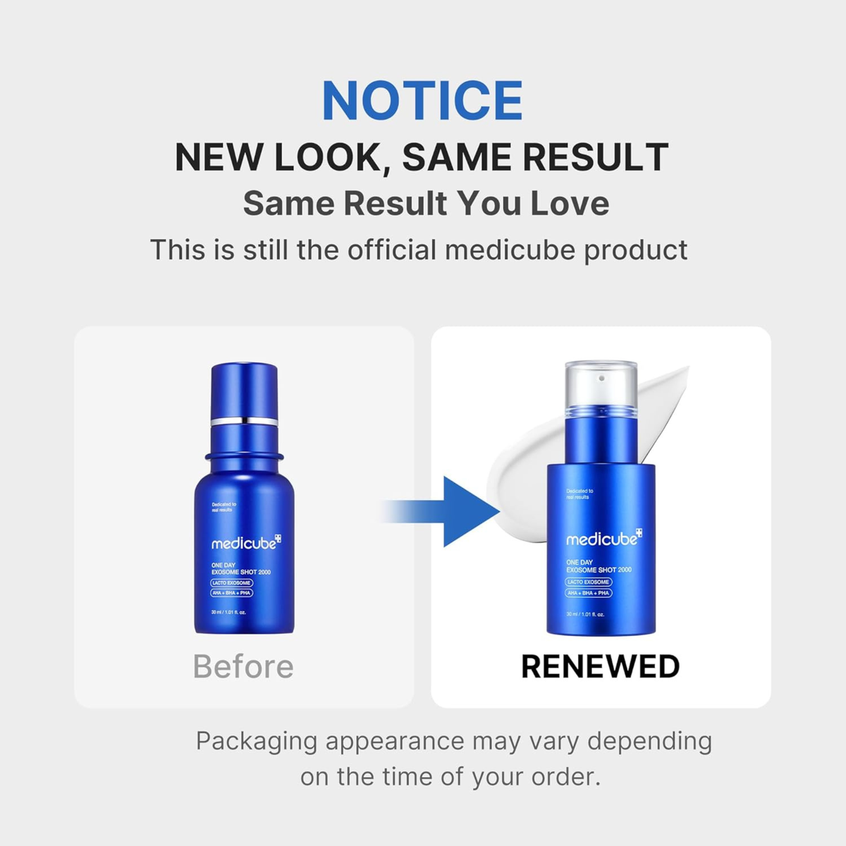 Medicube - One Day Exosome Shot Pore Ampoule 2000 - 30ml