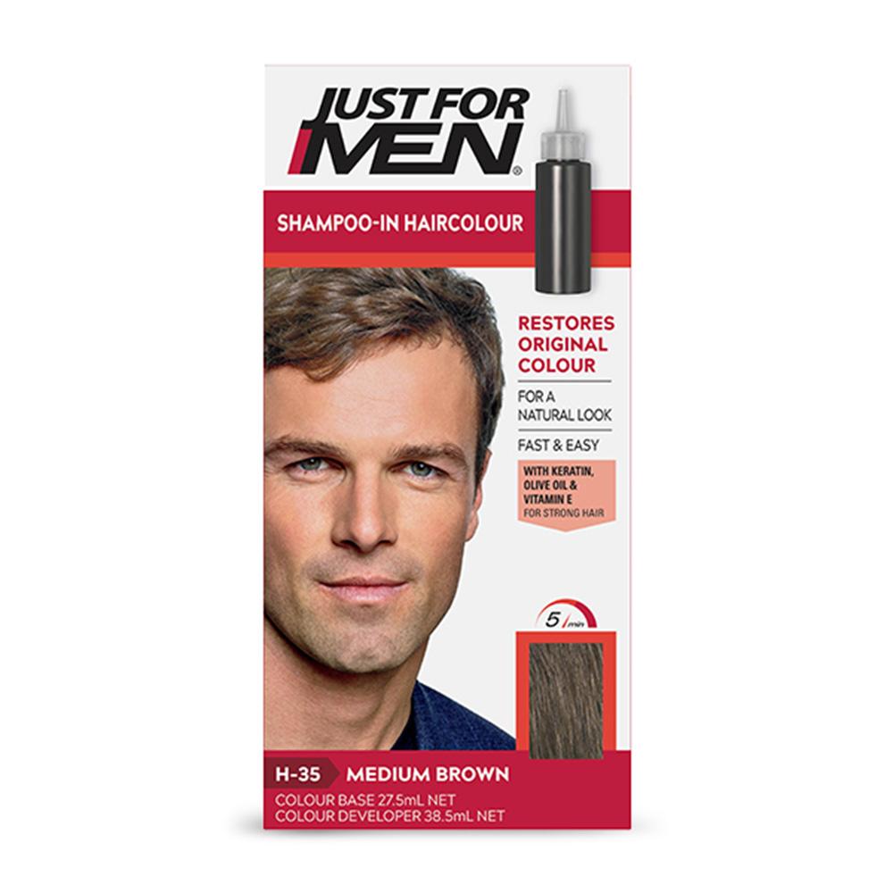 Just For Men - Shampoo-In Haircolour - Medium Brown - TOPSHELF