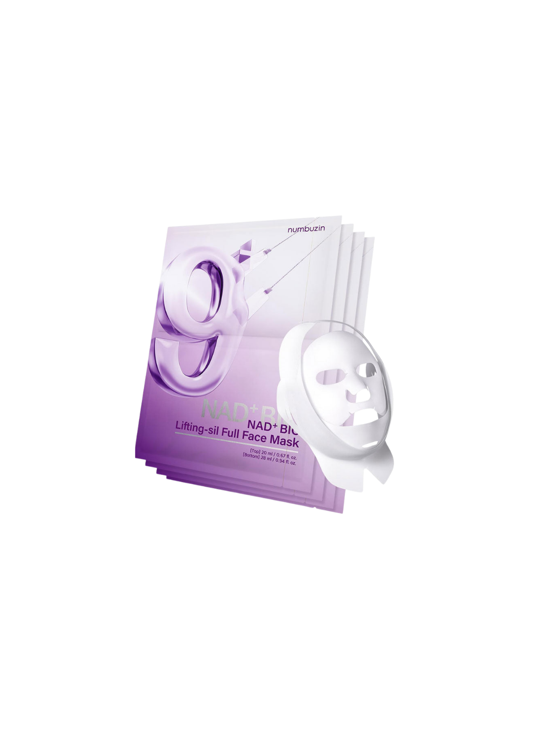 Numbuzin No.9 NAD+ Bio Lifting Full Face Mask