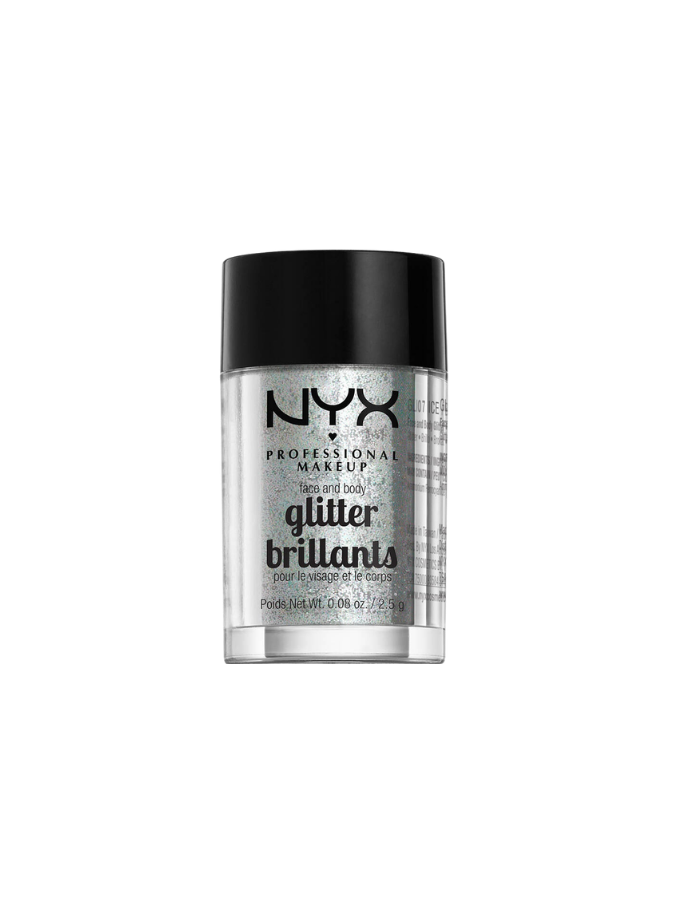 NYX Face and Body Paint in Silver