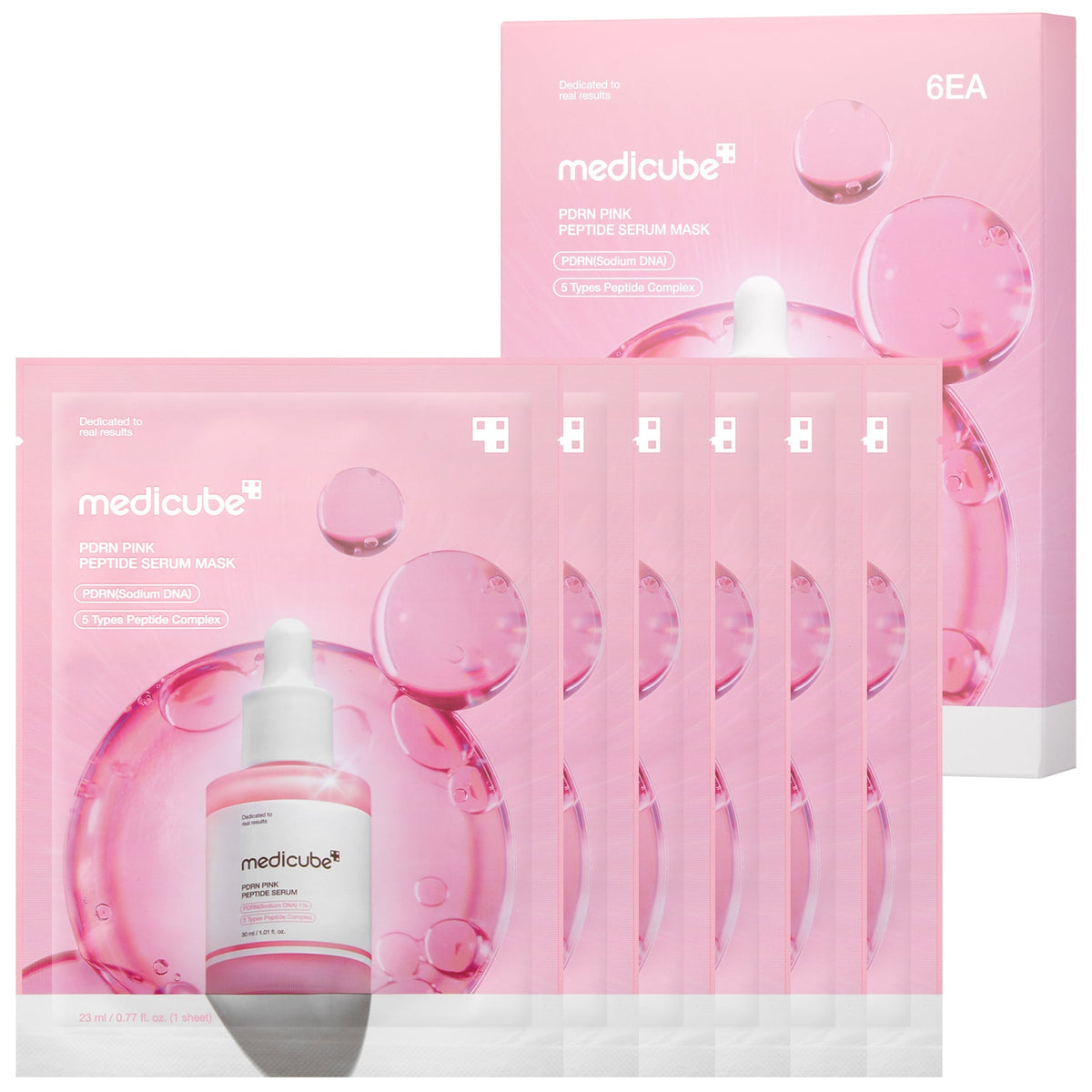 Medicube - PDRN Pink Peptide Serum Mask