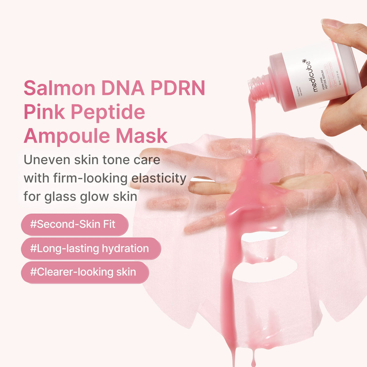Medicube - PDRN Pink Peptide Serum Mask