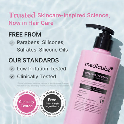 Medicube - Rosemary PDRN Cooling Thickening Shampoo 400ml