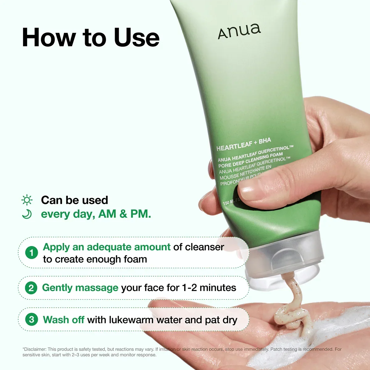 Anua - Heartleaf Pore Cleansing Foam