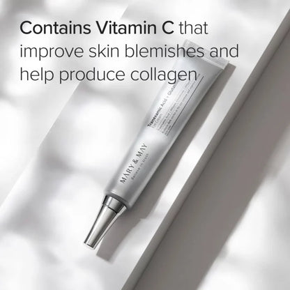 Mary&May Tranexamic + Glutathione Eye Cream – Brightening Hydrating Eye Care Cream