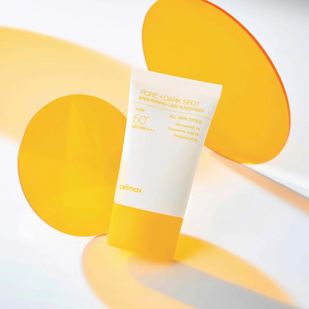 Celimax - Pore + Dark Spot Brightening Care Sunscreen SPF50+ – Tone Enhancing UV Protection Sunscreen