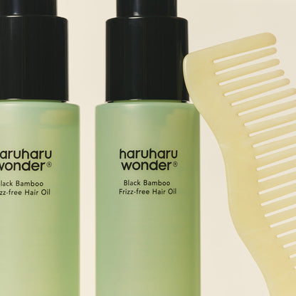 Haruharu Wonder - Black Bamboo Frizz-Free Hair Oil – Smoothing Nourishing Hair Oil