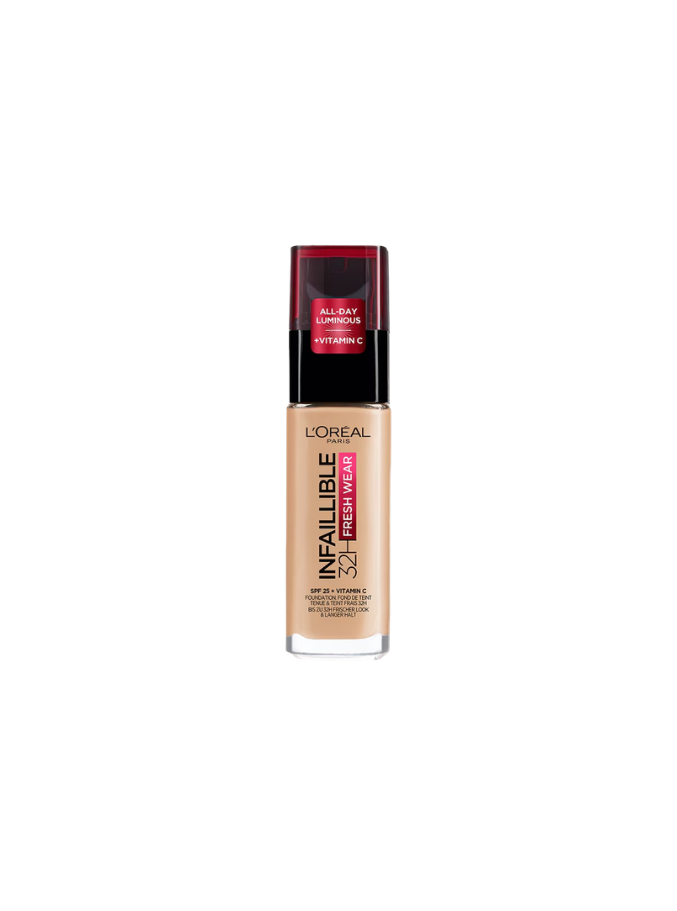 L'Oreal Paris Infallible 32H Fresh Wear Foundation SPF 25 with vitamin C