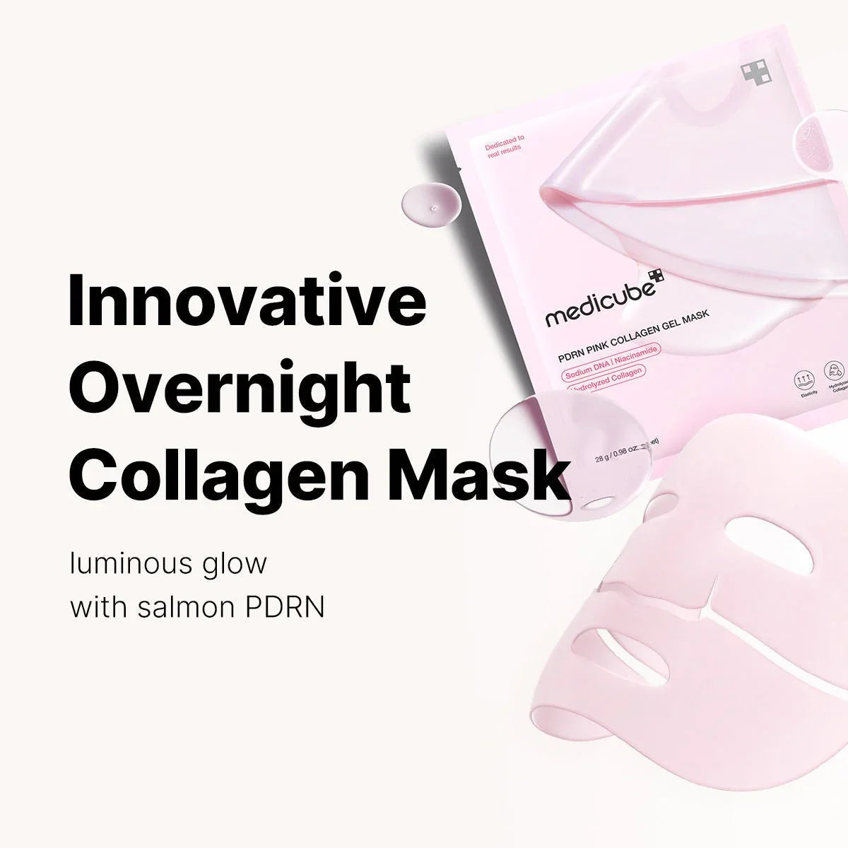 Medicube PDRN Pink Collagen Gel Mask - TOPSHELF