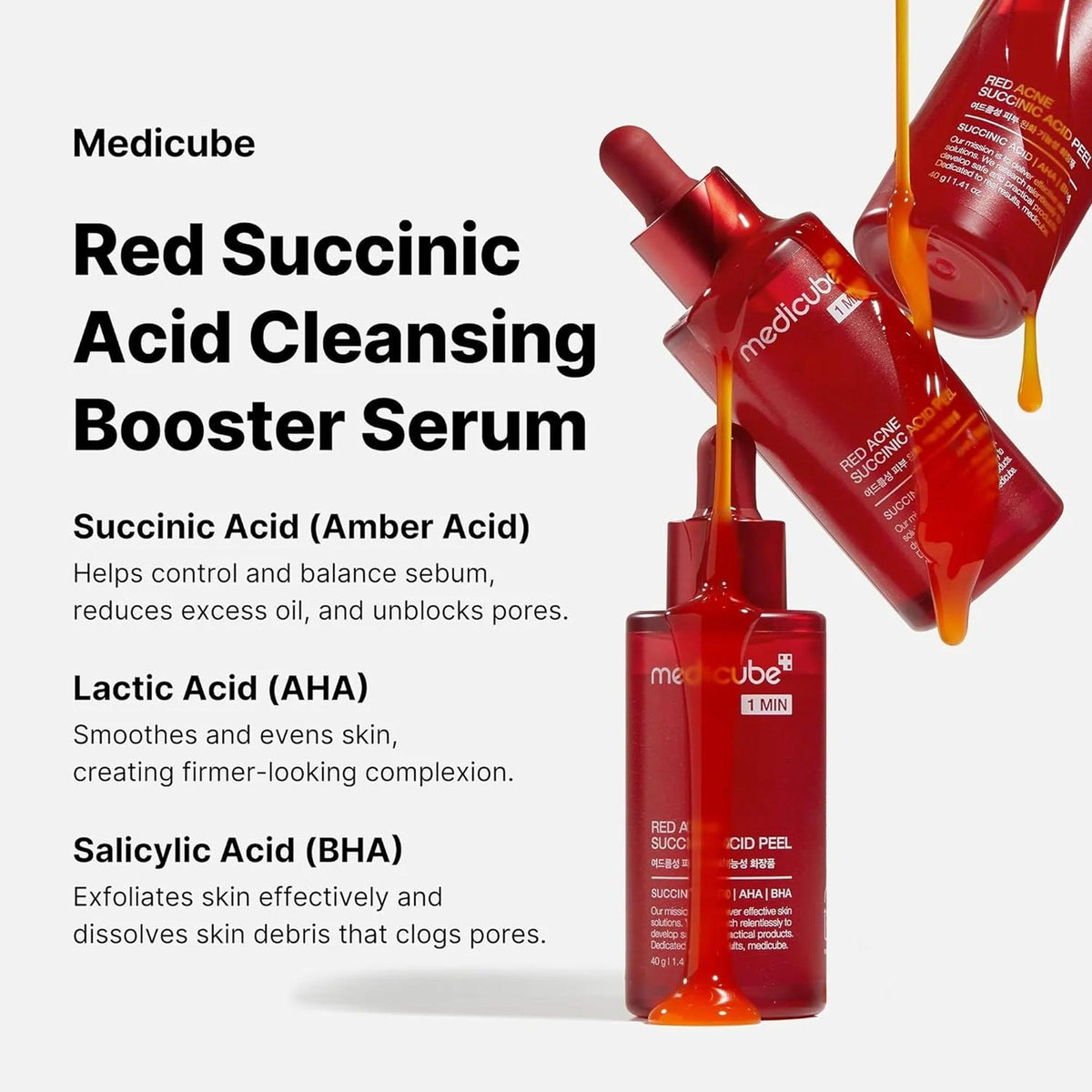 Medicube - Red Acne Succinic Acid Peel 40g