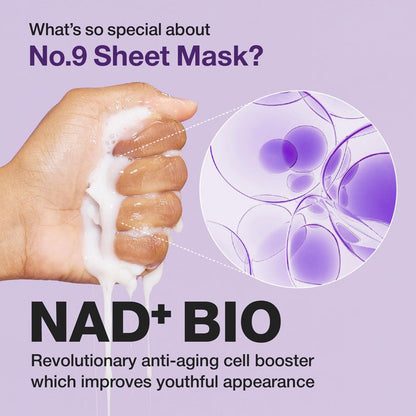 Numbuzin - 9 NAD+ BIO LIFTING FULL FACE MASK