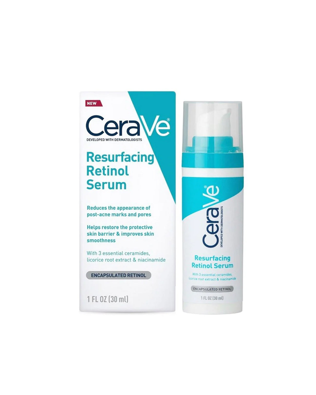 CeraVe Resurfacing Retinol Serum with Ceramides Skin 30ml - TOPSHELF